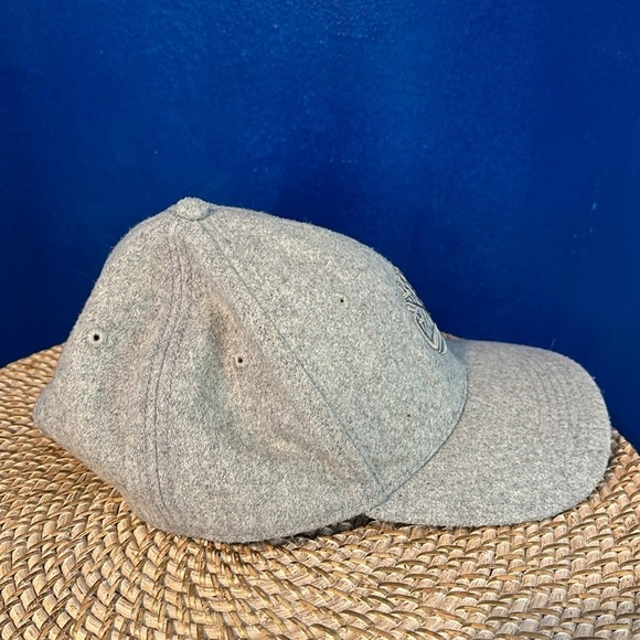 Men’s Timberland Gray Wool Blend Velcro Adjustable Strap Ball Cap - One Size - Picture 5 of 9